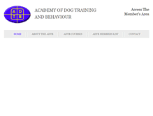 Tablet Screenshot of dogtraining-online.co.uk